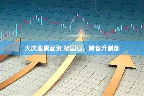 大庆股票配资 杨国强，跨省升副部