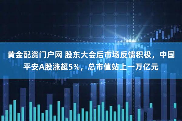 黄金配资门户网 股东大会后市场反馈积极，中国平安A股涨超5%，总市值站上一万亿元